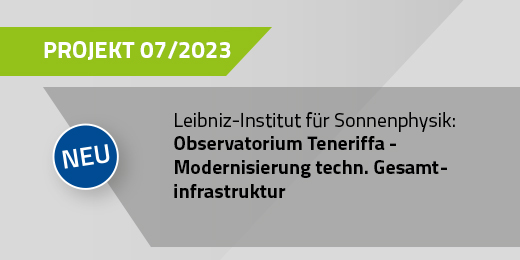 07/2023 Observatorium Teneriffa, Modg. techn. Gesamt-Infrastruktur | Leibnitz Institut für Sonnenphysik